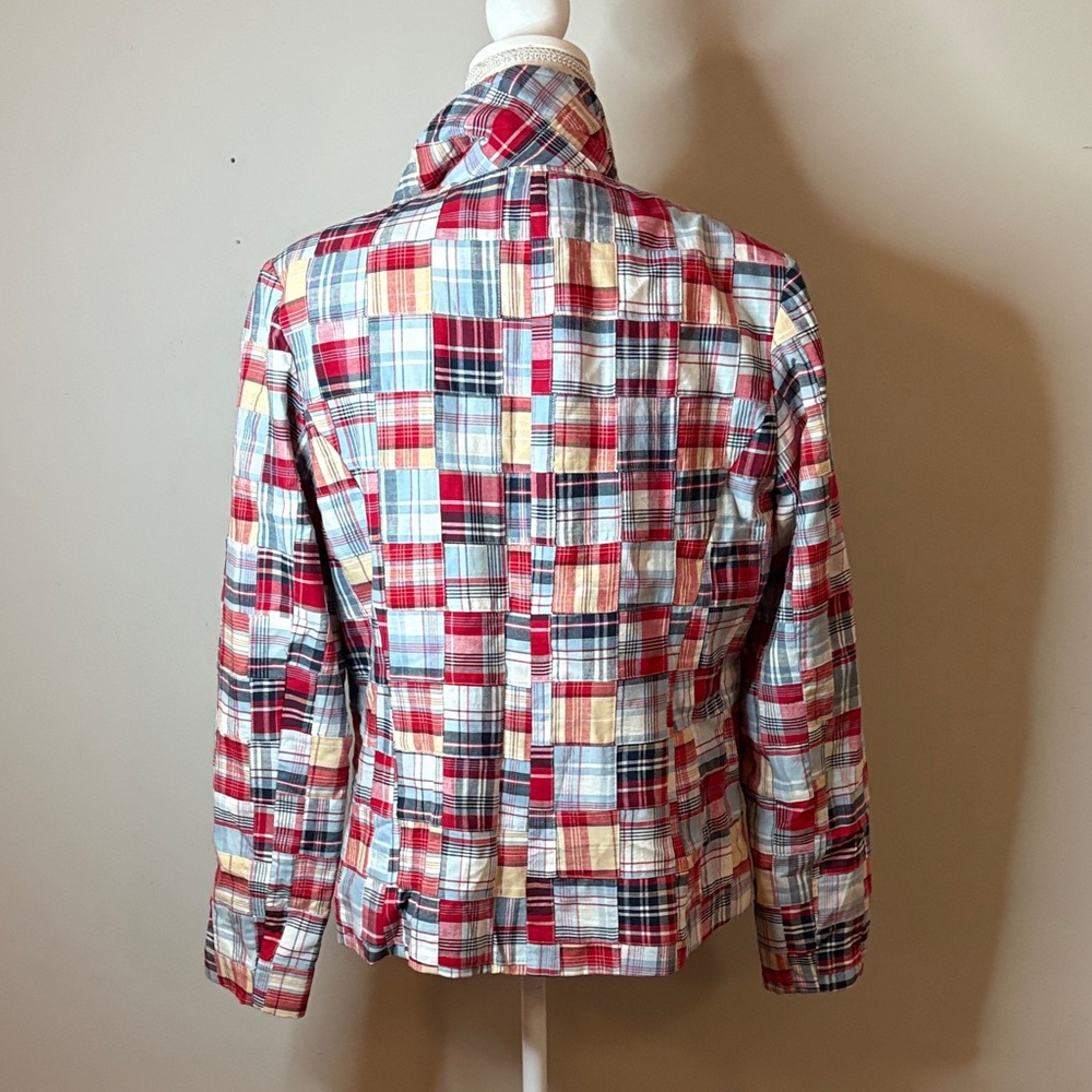 Pendleton Plaid Patchwork Cotton Blend Jacket - R… - image 6